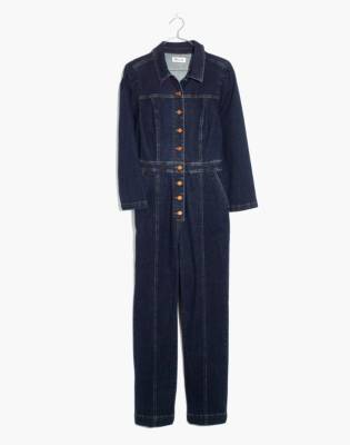 madewell puff sleeve jumpsuit