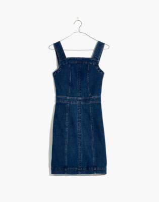 madewell denim apron dress