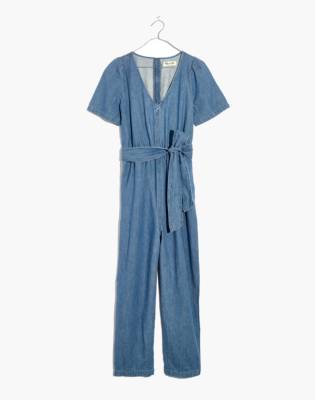 madewell puff sleeve jumpsuit