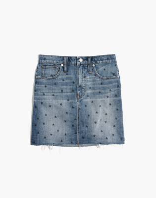 madewell jean skirts