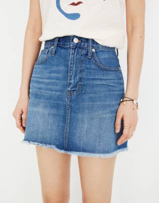 madewell denim a line dress