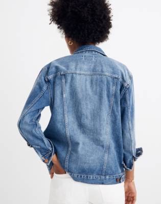 madewell long denim jacket
