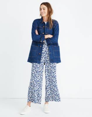 womens denim chore coat