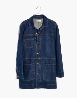 womens denim chore coat