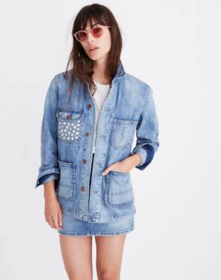 madewell denim chore jacket