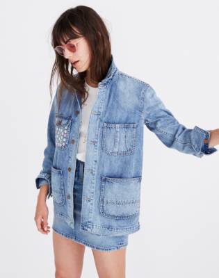 madewell denim chore jacket