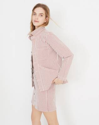madewell denim patch pocket chore coat