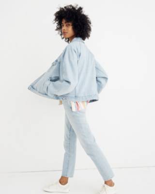 madewell raglan jean jacket