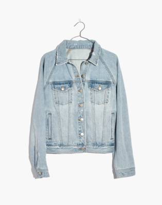 madewell oversized denim jacket