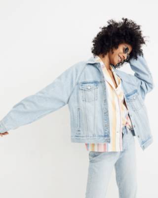 The Raglan Oversized Jean Jacket in 