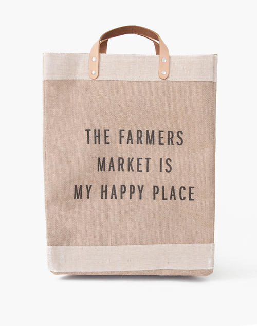 Canvas Shopping Tote Bag The Farmers Market Is My Happy Place Farmers Market Beach for Women