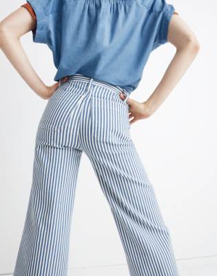 railroad stripe jeans