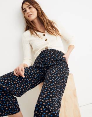 madewell floral jeans