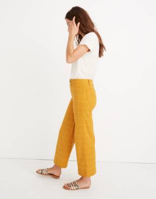 madewell yellow pants