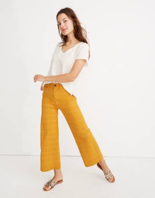 madewell yellow pants