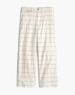 madewell plaid pants