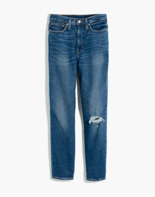comfort stretch mom jeans
