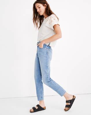 madewell light wash jeans