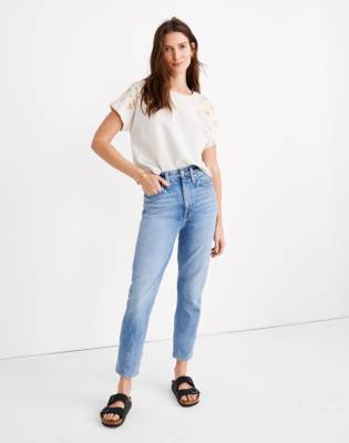 madewell light wash jeans