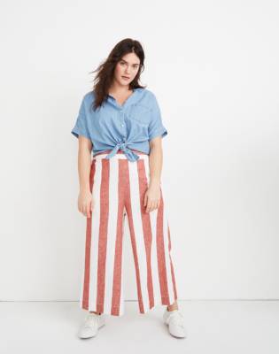 madewell striped jeans