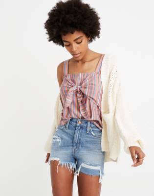 madewell mom jean short