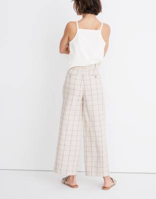 madewell windowpane pants