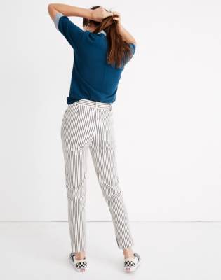 madewell striped jeans