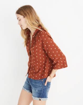 madewell raglan peasant shirt