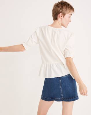 madewell courtyard ruffle
