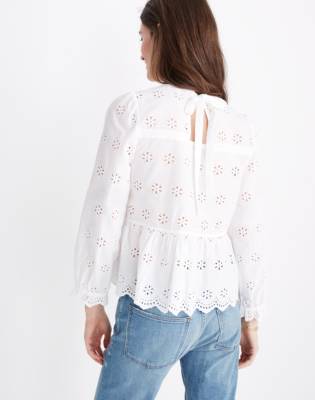 madewell peplum top