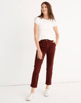 madewell stovepipe fatigue pants