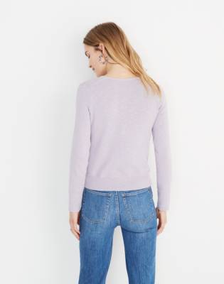 madewell wrap front sweater