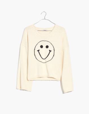 smiley face sweater