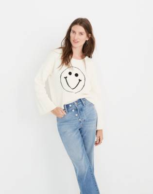 smiley face sweater