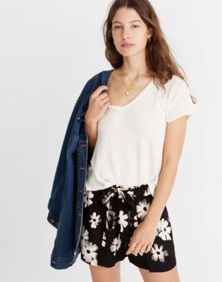 madewell floral shorts