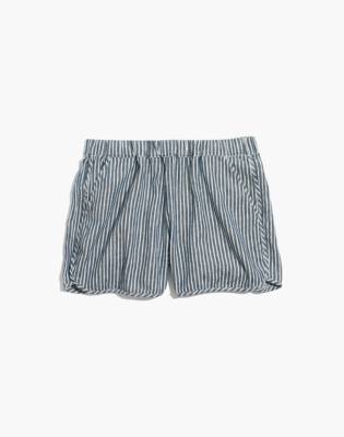 madewell striped shorts