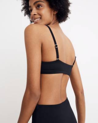 madewell second wave sport bikini top