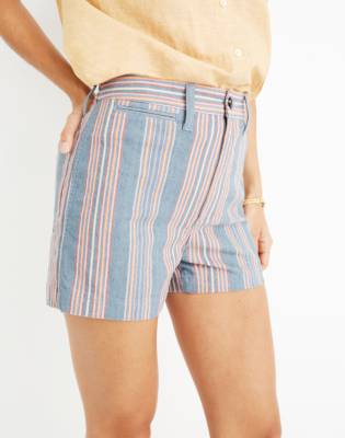 madewell striped shorts