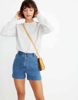 madewell jeans shorts