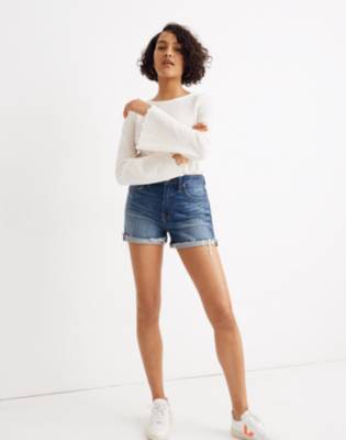 madewell curvy jean shorts