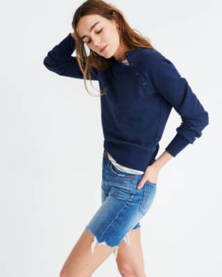 mid length high waisted shorts