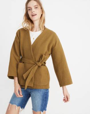 tan wrap jacket