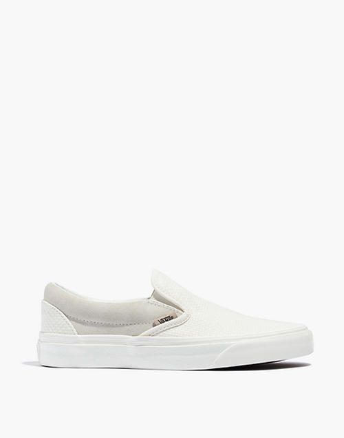 Vans® Unisex Classic Slip-On Sneakers Suede and Canvas