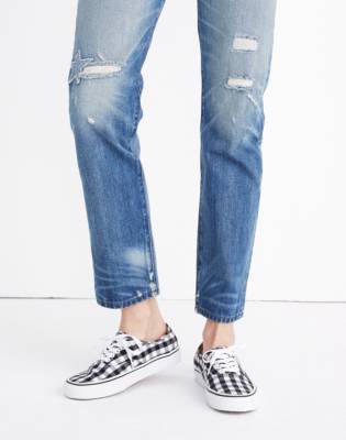 vans gingham shoes