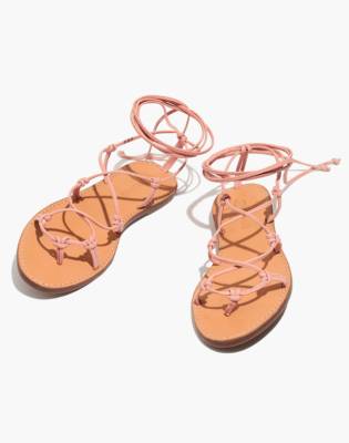 madewell lace up sandal