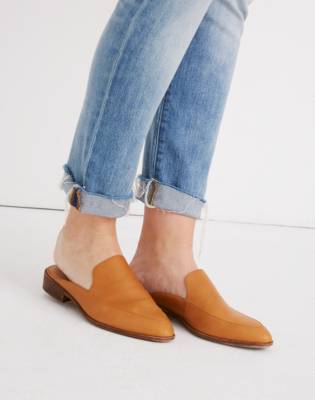 madewell leather loafers