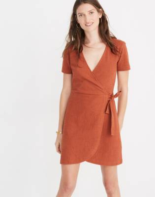 one shoulder side tie dress