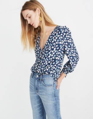 madewell button detail sweatshirt