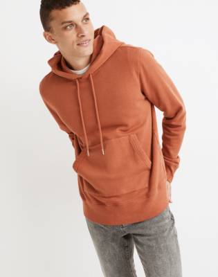 red pullover hoodie