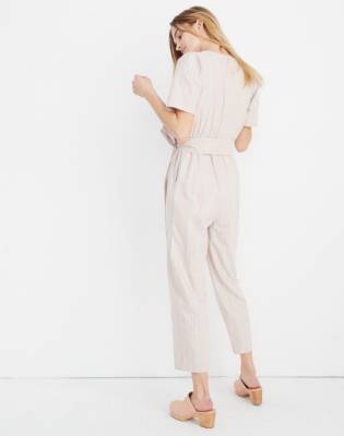 madewell puff sleeve jumpsuit